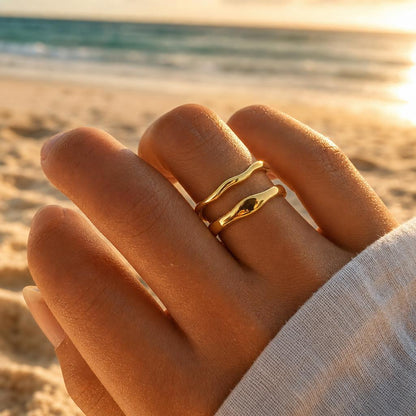 Anillo Doble Onda Waterproof