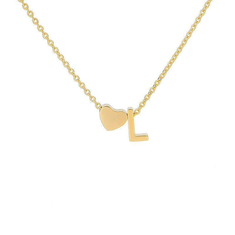 Collar Letra Corazón