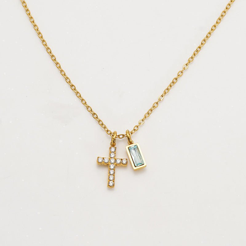 Collar Cruz Birthstone - Lovia