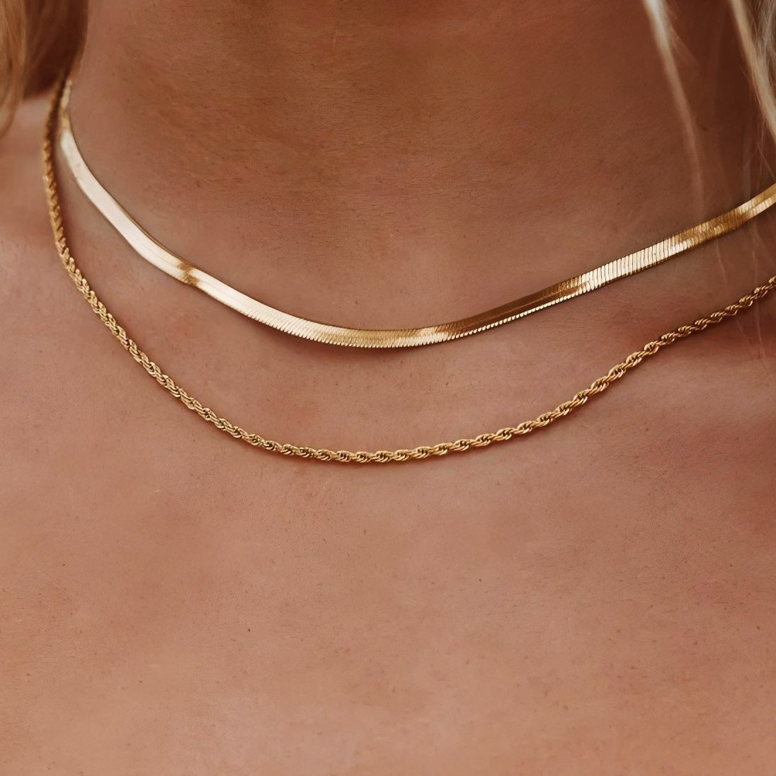 Collar Doble Capa Snake