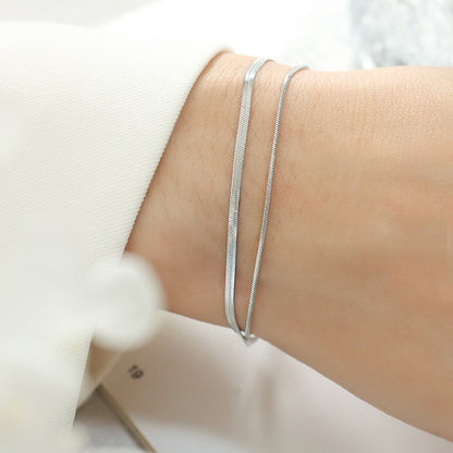 Pulsera Doble Cadena Waterproof
