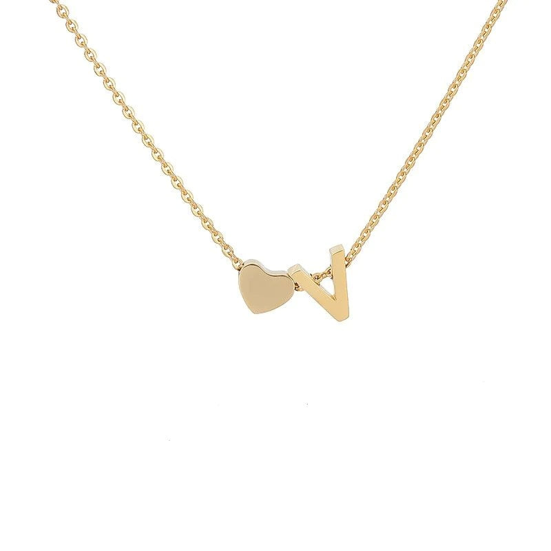 Collar Letra Corazón