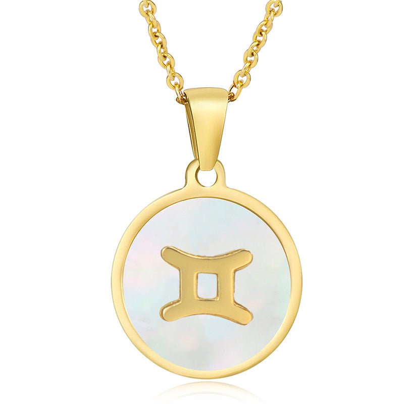 Collar Zodiaco White Nácar - Lovia