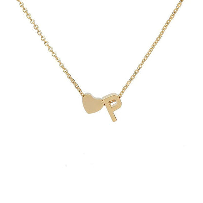 Collar Letra Corazón