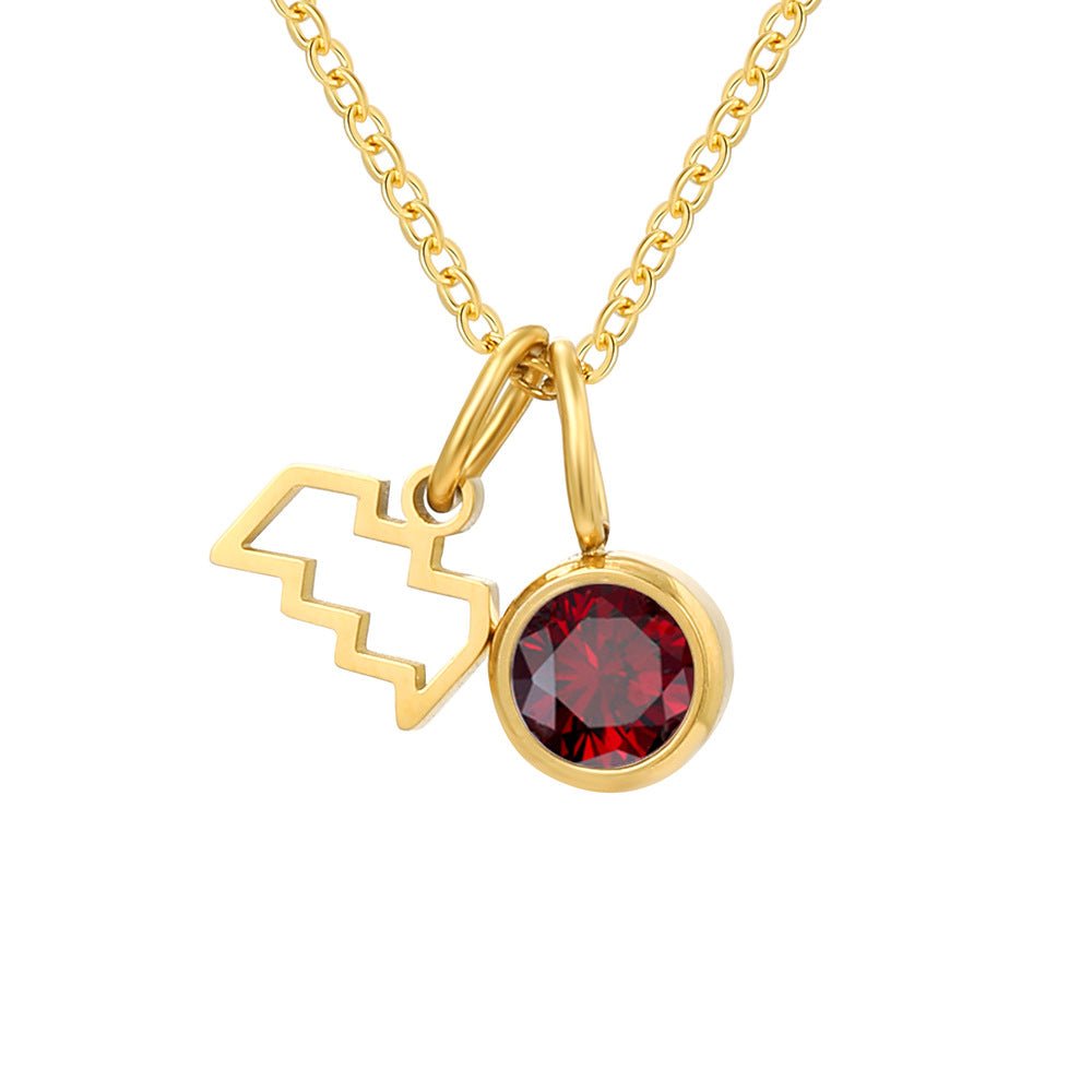 Collar Zodiaco Piedra Natal - Lovia