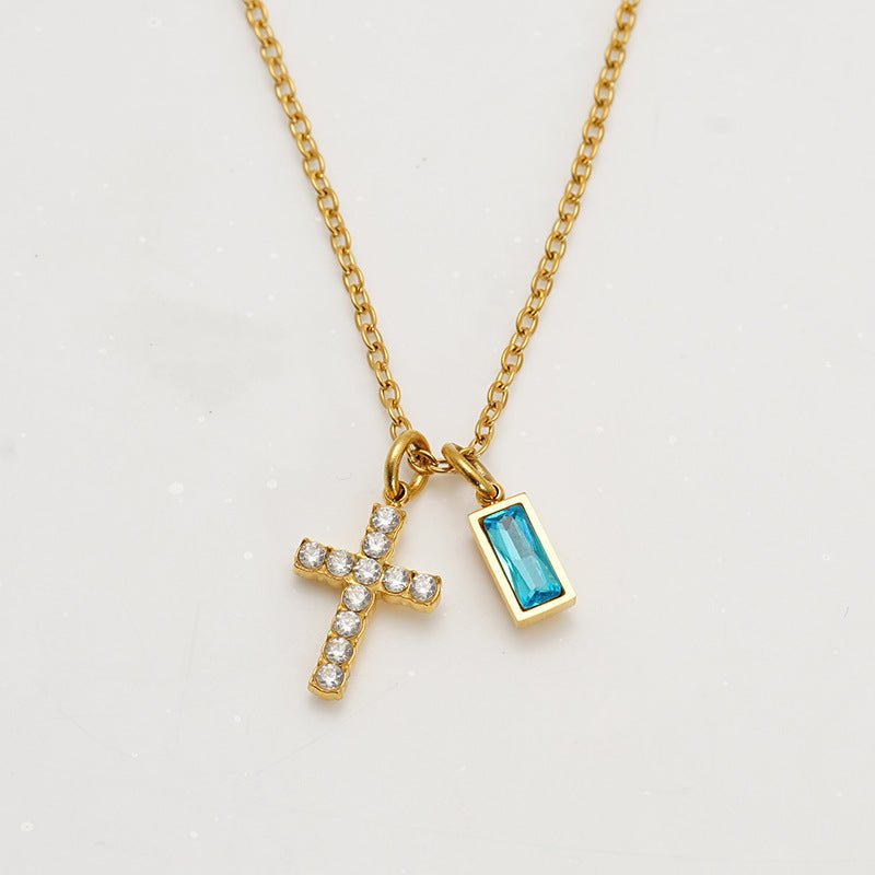 Collar Cruz Birthstone - Lovia
