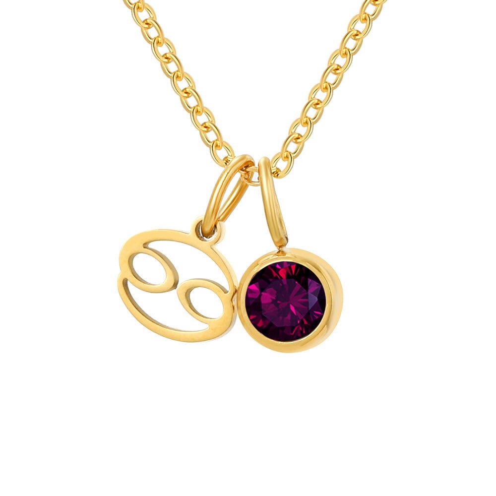 Collar Zodiaco Piedra Natal - Lovia