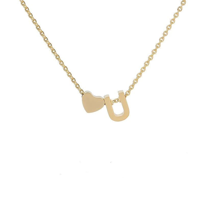 Collar Letra Corazón