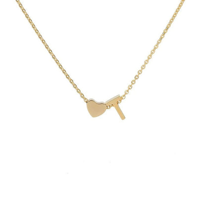 Collar Letra Corazón