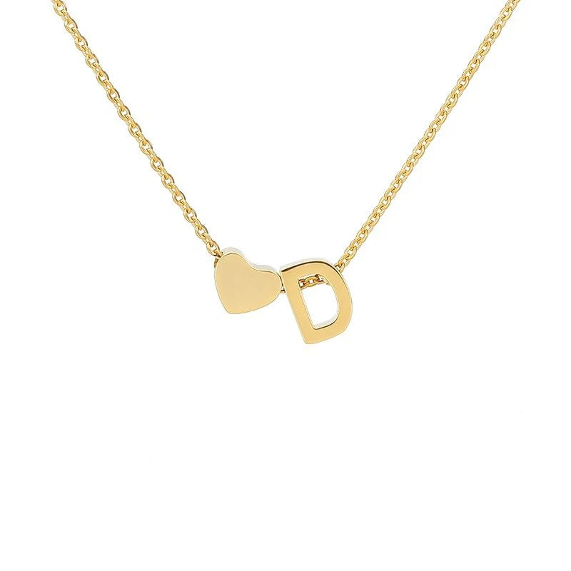 Collar Letra Corazón