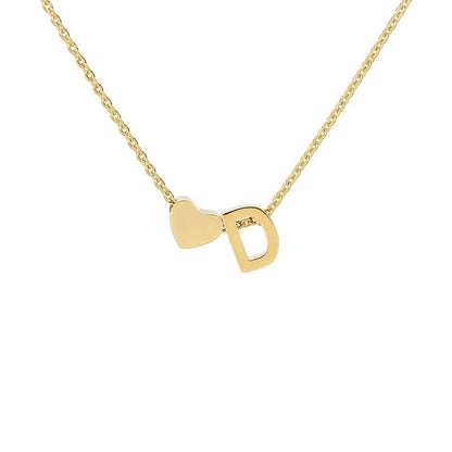 Collar Letra Corazón