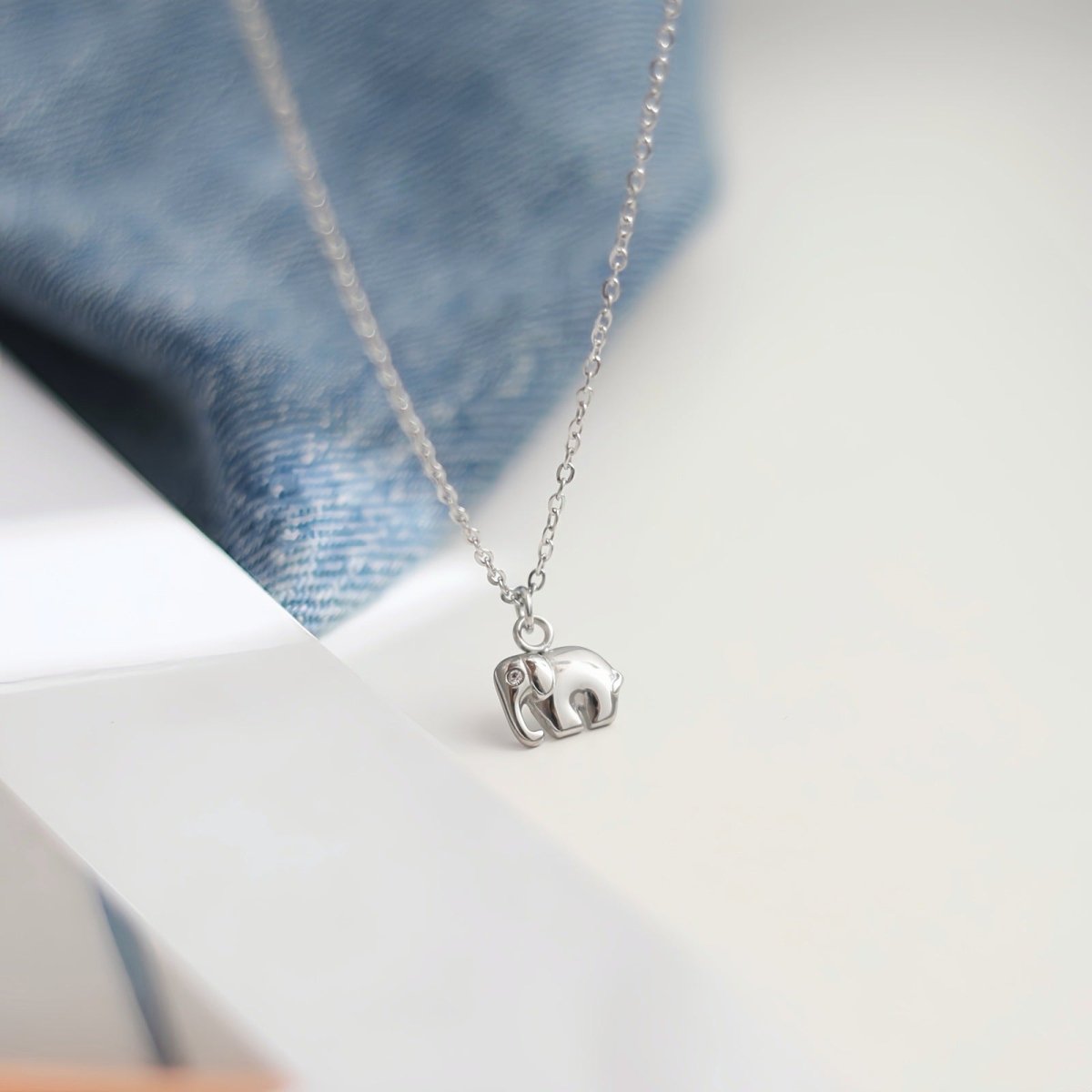 Collar Elefante Zircón - Lovia