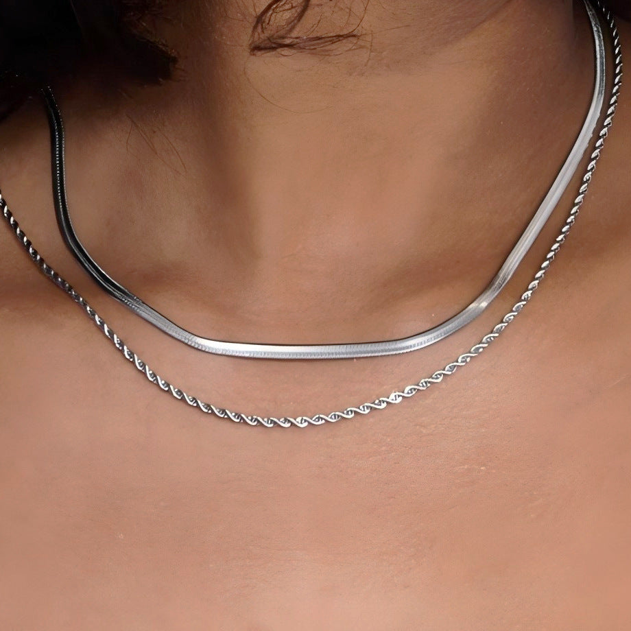 Collar Doble Capa Snake