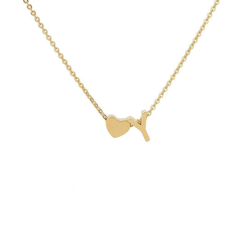 Collar Letra Corazón