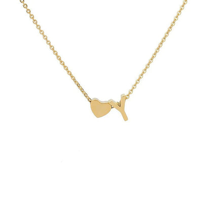 Collar Letra Corazón
