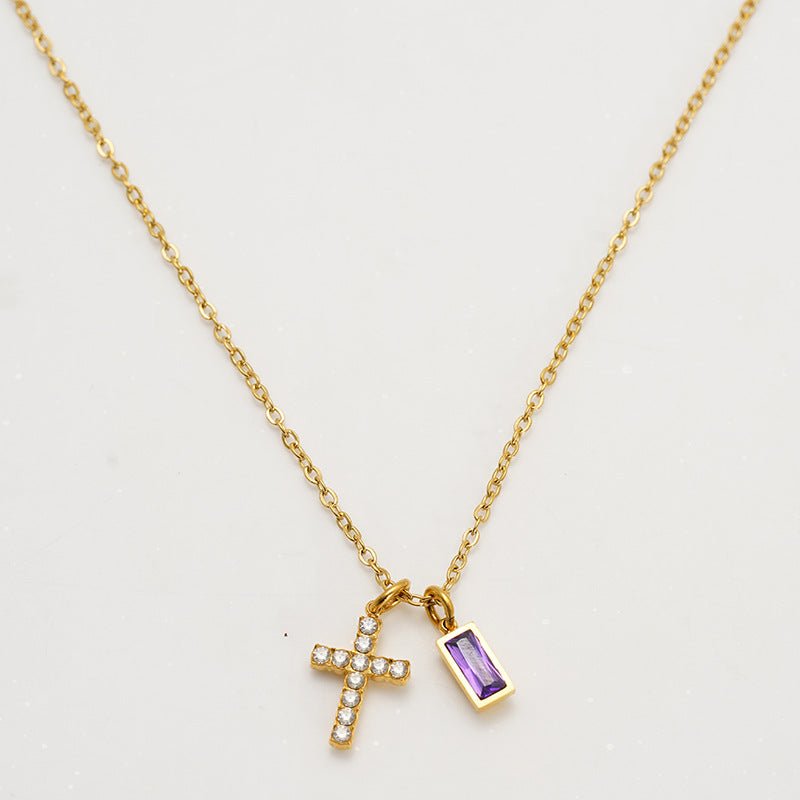 Collar Cruz Birthstone - Lovia