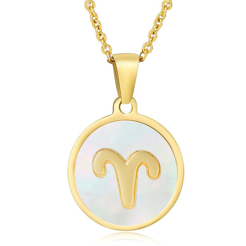 Collar Zodiaco White Nácar - Lovia