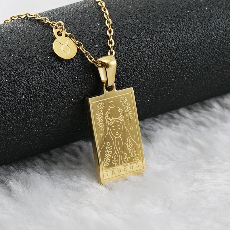 Collar Placa Zodiaco - Lovia