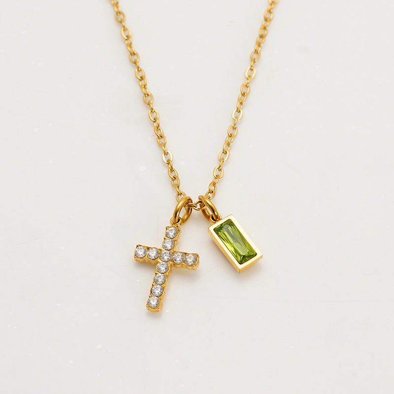 Collar Cruz Birthstone - Lovia