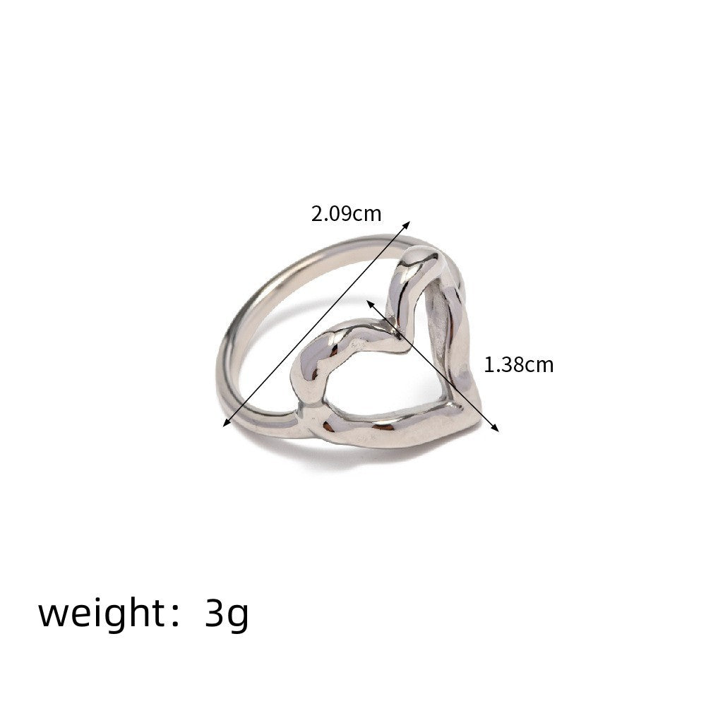 Anillo Corazón Calado