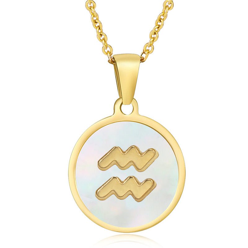 Collar Zodiaco White Nácar - Lovia