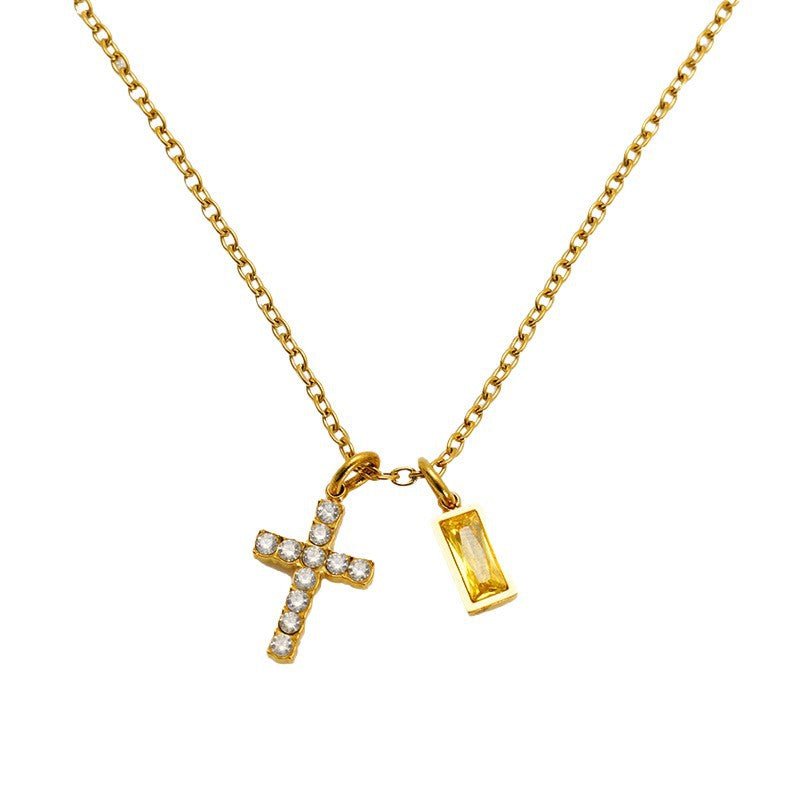 Collar Cruz Birthstone - Lovia