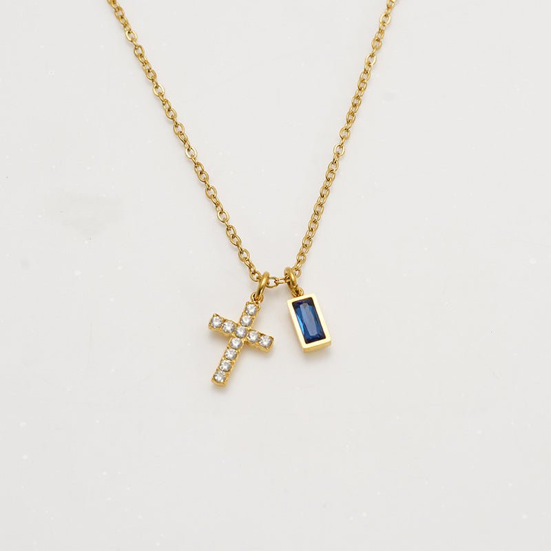 Collar Cruz Birthstone - Lovia
