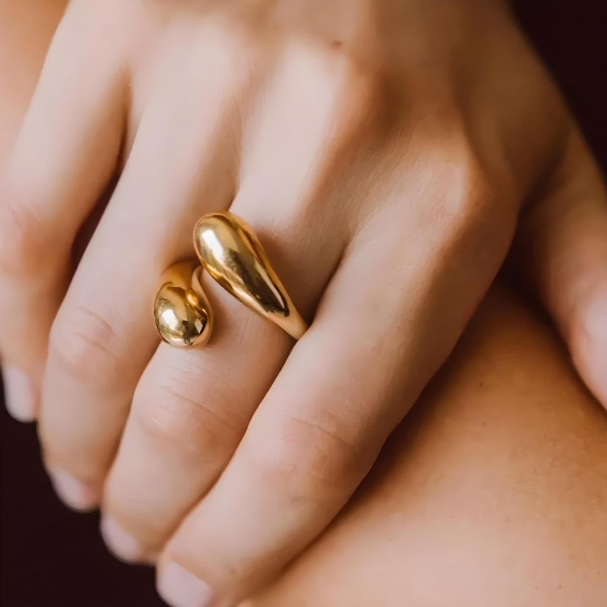 Anillo Abierto Gota - Lovia