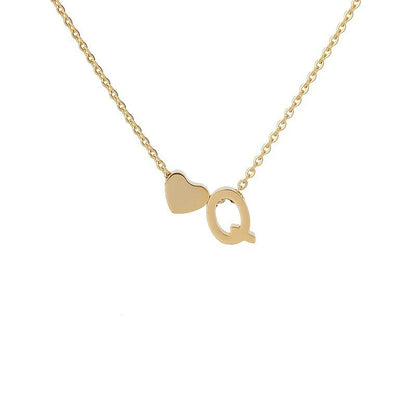 Collar Letra Corazón