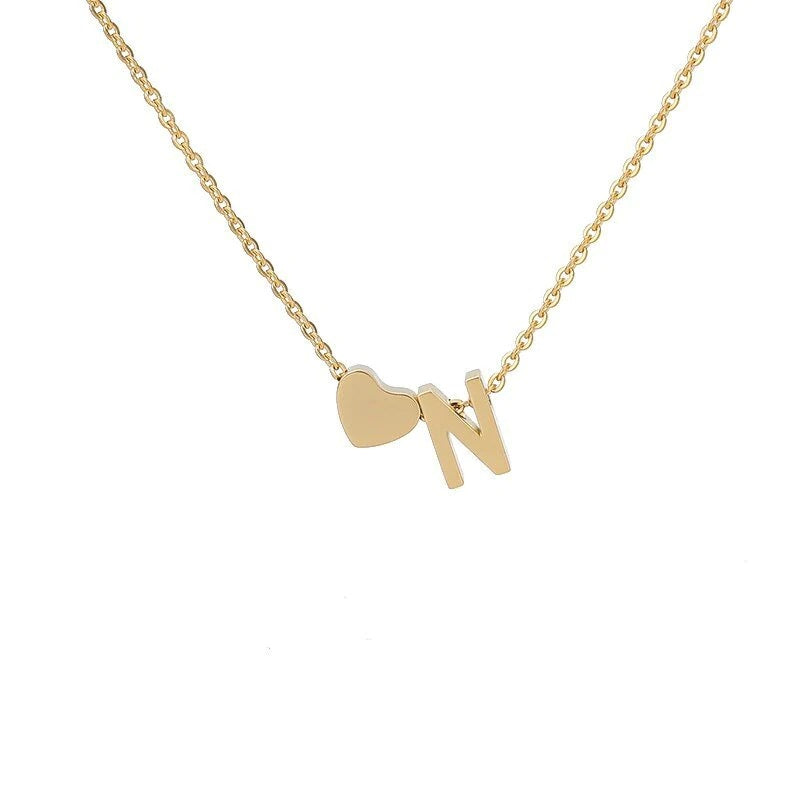 Collar Letra Corazón
