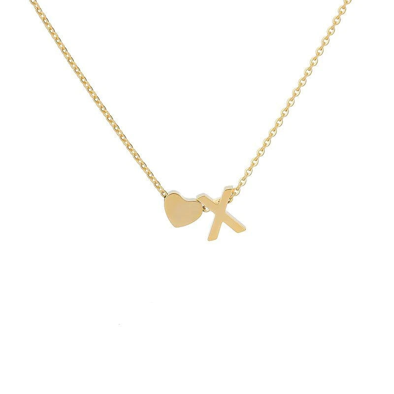 Collar Letra Corazón