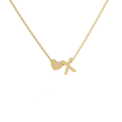 Collar Letra Corazón