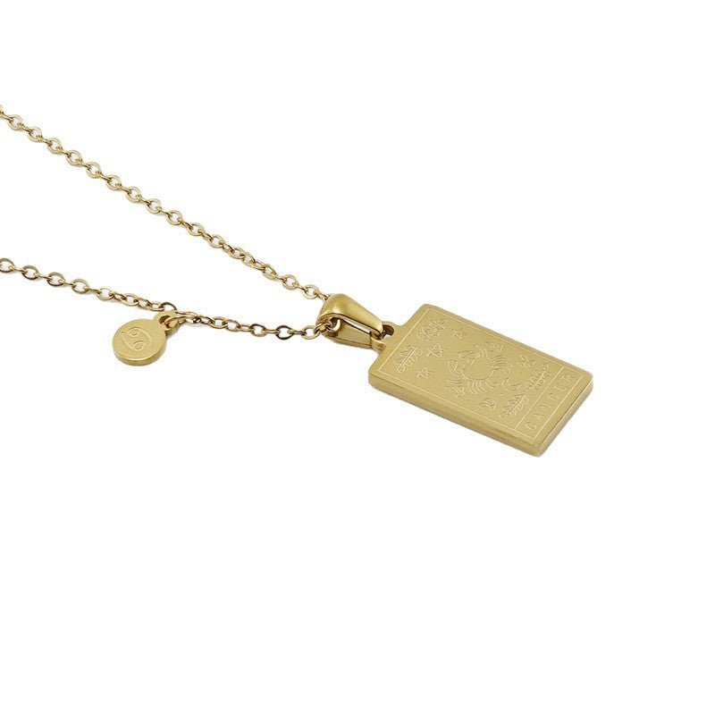 Collar Placa Zodiaco - Lovia