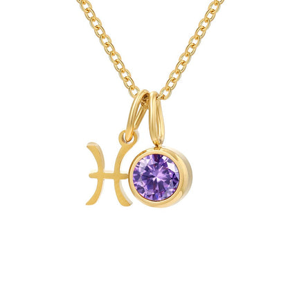 Collar Zodiaco Piedra Natal - Lovia