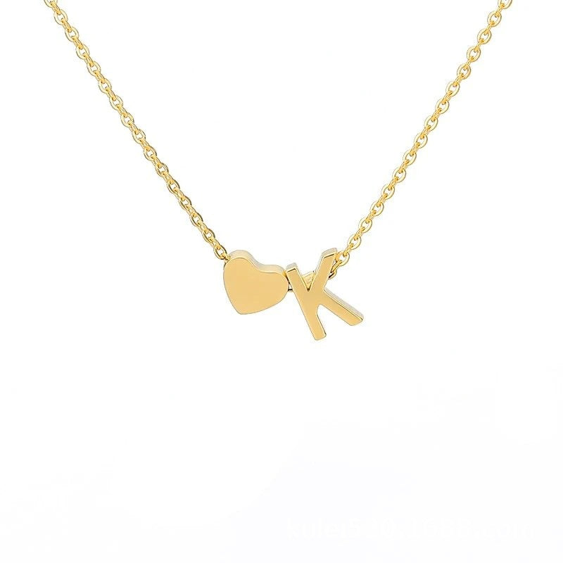 Collar Letra Corazón