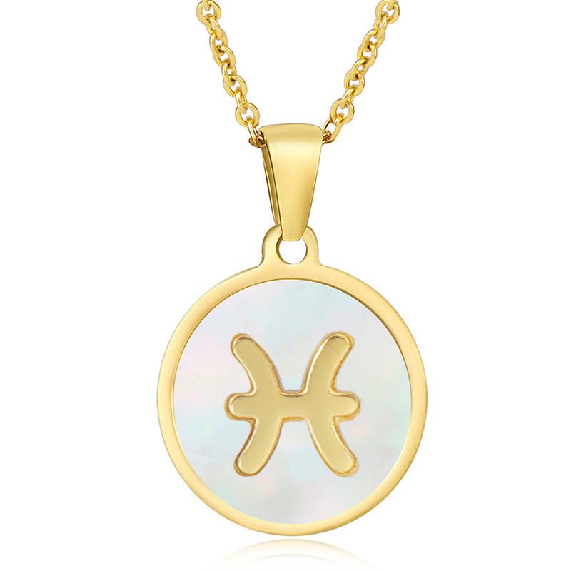 Collar Zodiaco White Nácar - Lovia