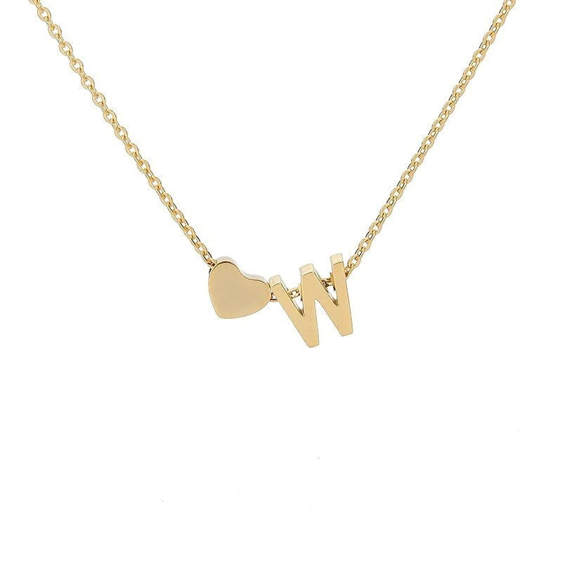 Collar Letra Corazón