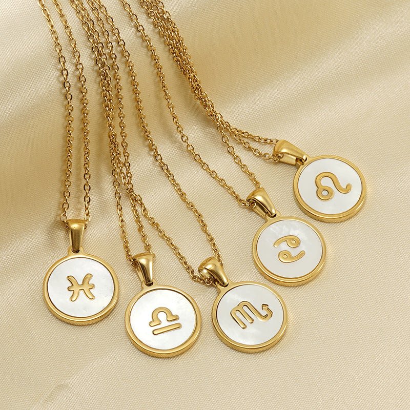 Collar Zodiaco White Nácar - Lovia