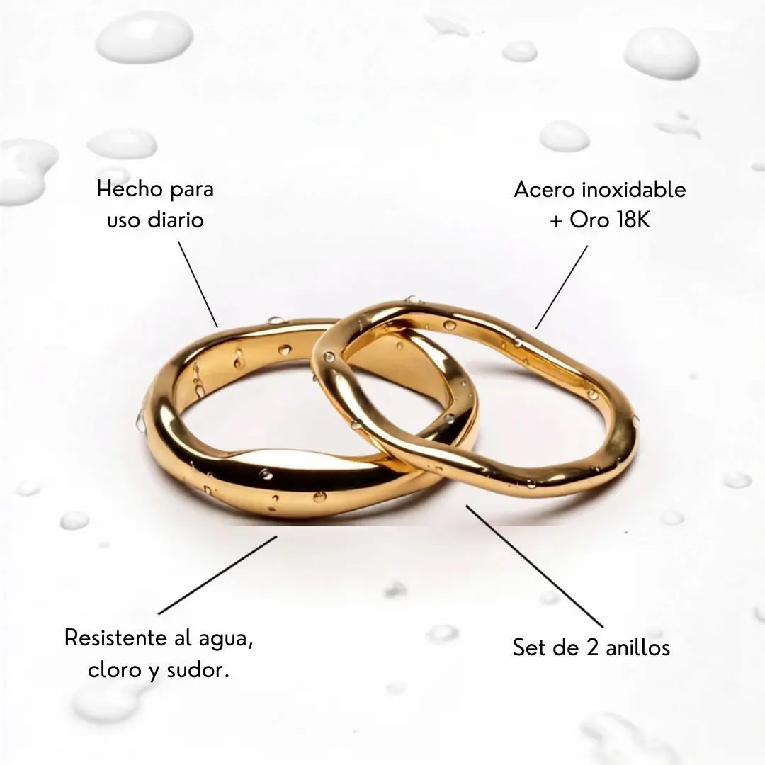 Anillo Doble Onda Waterproof