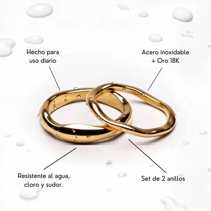 Anillo Doble Onda Waterproof