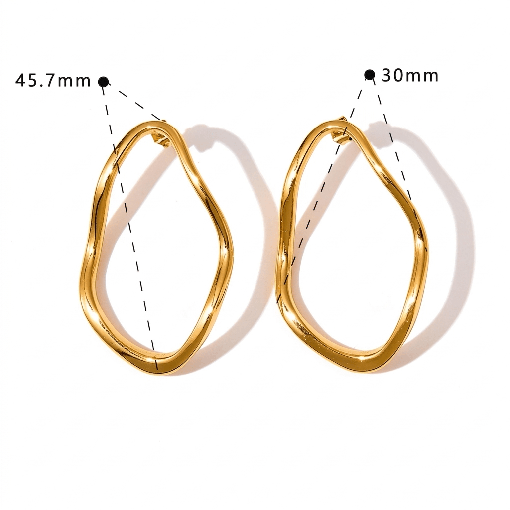 Pendientes Aro Irregular - Lovia