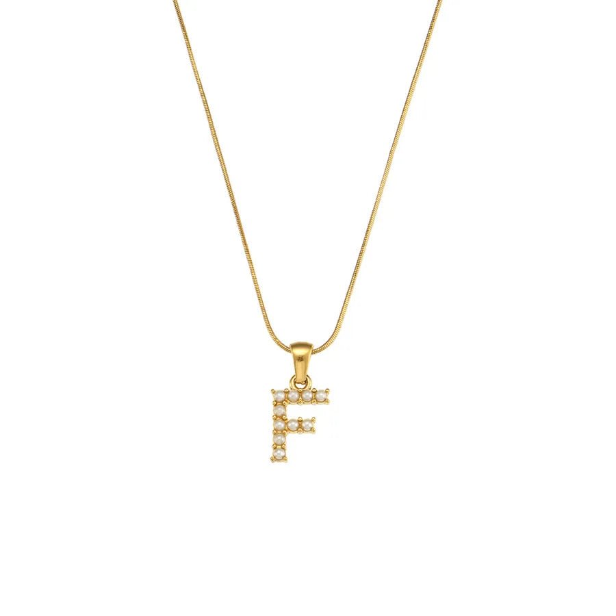 Collar Letra Perlas - Lovia