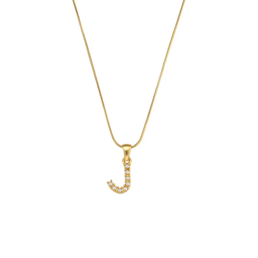 Collar Letra Perlas - Lovia