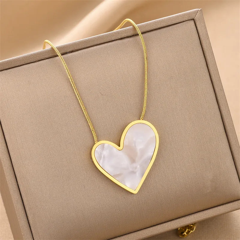Collar Corazón de Nácar