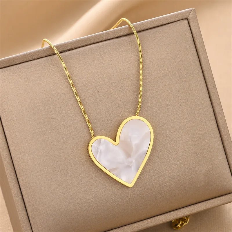 Collar Corazón de Nácar - Lovia