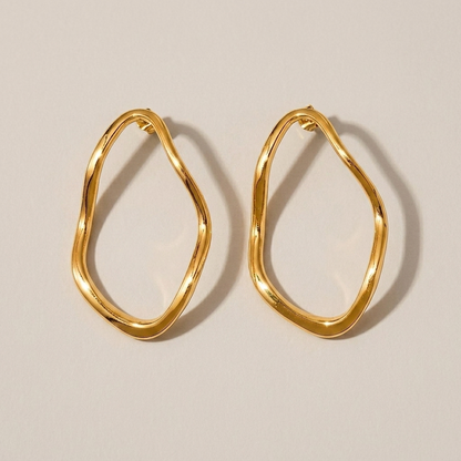Pendientes Aro Irregular
