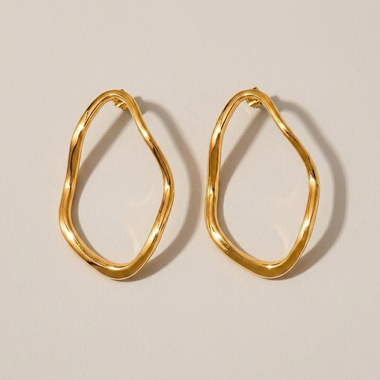 Pendientes Aro Irregular